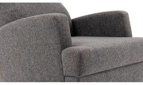 Fotoliu PULA, gri închis