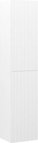 Mexen Rivel dulap baie 35 cm, 2 uși, canelat, alb mat - 91A21-03016-2-BF01