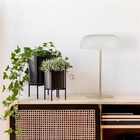 Lampă de masă Searchlight EU60707WH HANOVER 2xE14/40W/230V alb/auriu