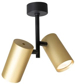 Spot Brilagi SELE VERTICAL 2xGU10/30W/230V negru/auriu