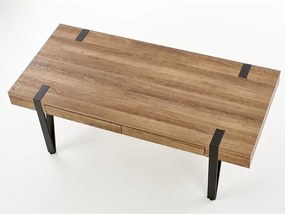 Masă de cafea Tulnp (Lemn natural + Negru). 1048729