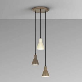 Lustra cu 3 pendule metalice Afra