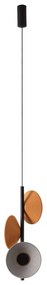 Lustra/Pendul LED design decorativ Puro galben/gri