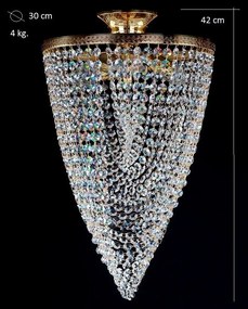 Plafoniera cristal Bohemia diametru 30cm Gianna I CE