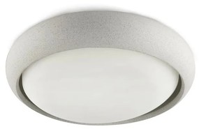 Plafoniera LED exterior iluminat minimalist IP44 ANGA 29cm alba