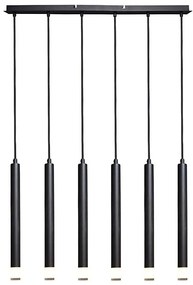 Lustră pe cablu Rabalux 72362 RAMIRA 6xG9/5W/230V negru