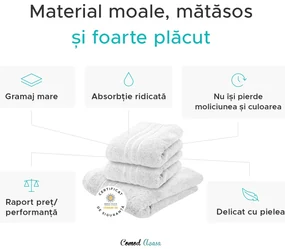 Prosop Comfort Maxi 100x180 cm mov, 100% bumbac
