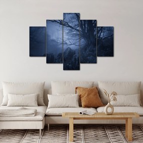 Tabloul pădurii întunecate (150x105 cm)