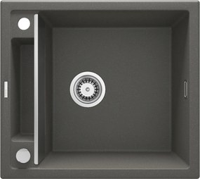 Deante Magnetic chiuvetă din granit 56x50 cm antracit ZRM_T103