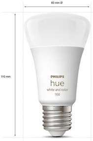 Set de bază Philips Hue WACA 3xE27/9W/230V 2000-6500K + hub conexiune