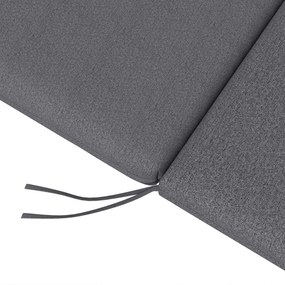 Outsunny Set de 2 Perne pentru Șezut și Spătar, Înlocuire Perne pentru Scaune de Patio, Perne cu Șnururi pentru Interior și Exterior, Gri | Aosom Romania