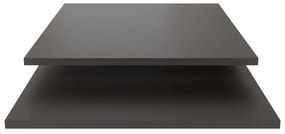 Rafturi suplimentare gri 2 buc. 47x1,5 cm Daily – vtwonen