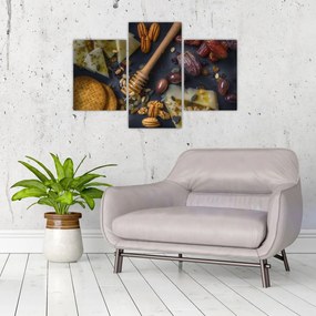 Tablou cu cu fructe uscate (90x60 cm)