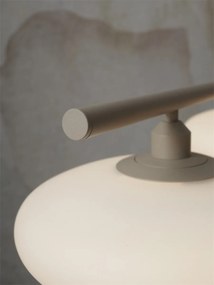 Lustra suspendata design modern Sapporo 3 alb/sand