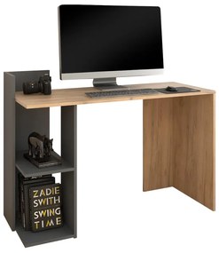 Masă PC Alamein (stejar artisan + grafit) . 1116231