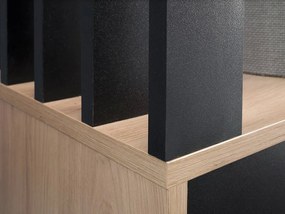 Hol Milan (Stejar artisan + negru). 1055369