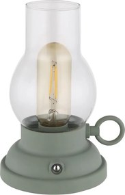 Lampă LED tactilă reîncărcabilă dimabilă de masă Globo 58016B PETRO LED/1W/3,7V 1200 mAh verde