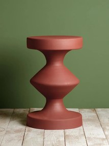 Masuta laterala, din metal, rust orange Forms