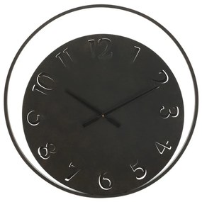 Ceas de perete Mauro Ferretti Circle, ⌀ 60 cm, negru