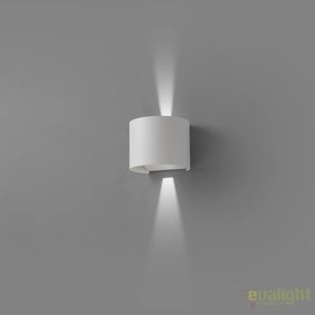 Aplica de perete LED exterior IP54 stil decorativ SUNSET alba 70686