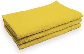 Prosop de maini Classic mic 30x50 cm galben, 100% bumbac