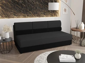 Canapea două locuri Radiant (Gri închis + Negru). 1056821
