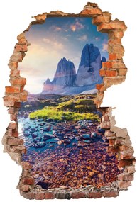Sticker cu efect 3D - Tre Cime di Lavaredo