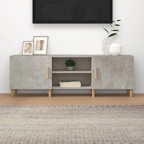 812622 vidaXL Comodă TV, gri beton, 150x30x50 cm, lemn compozit