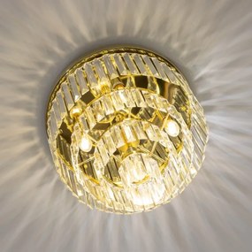 Brilagi - Plafonieră LED cu cristale MOZART 5xE14/40W/230V aurie