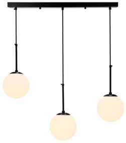 Lustră pe cablu POMPEI 3xE27/40W/230V negru