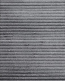 Colțar gri deschis extensibil cu tapițerie din catifea reiată Hartford – Støraa