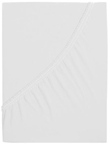 Cearșaf de pat 4Home Mako jersey alb, 180 x 200 cm