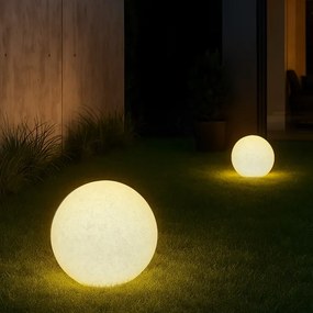 Lampă decorativă de exterior LUMISTONE 1xE27/15W/230V IP65 Ø 38 cm