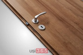 Usa HDF cu toc reglabil din MDF PAL - Colectia INFINIT 3.1 Toc fix semirotund 90mm, Stejar, Folie Decor