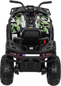 ATV Electric cu acumulator pentru copii NOVOKIDS™ Desert Rider , Cu faruri luminoase, Roti din Cauciuc EVA, 3-12 ani , max 50 kg , 2 Baterii de 12V,