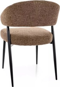 Scaun tapitat Lucio Noelle cappuccino 45