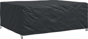 vidaXL Husă pentru mobilă Simplu Negru 250 x 210 x 70 cm 420D