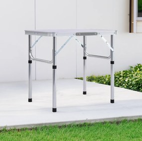Masă de camping pliabiăla, 60 cm, aluminiu/MDF, KEPI TYP 2