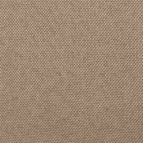 Scaune de bucatarie, 4 buc., gri taupe, material textil 4, Gri taupe