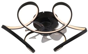 Lustra LED cu ventilator si telecomanda LORIS 03638 GL