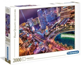 Orașe Night Puzzle Clementoni Las Vegas 2000 de piese