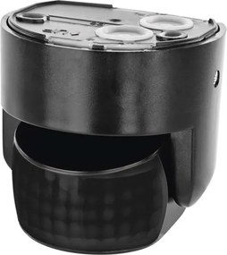 Senzor exterior PIR pentru mișcare și amurg 1200W/230V IP65 negru