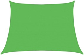 vidaXL Pânză parasolar, verde deschis, 4/5x3 m, HDPE, 160 g/m²