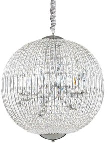 Lustră de cristal pe cablu Ideal Lux LUXOR 12xG9/40W/230V