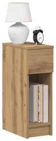 vidaXL Noptiera cu sertar Stejar artizanal 20x36x60 cm
