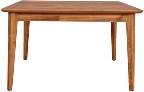 Masă lemn masiv Dining Timeless Whisky, 120 × 80 × 76 cm