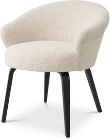 Scaun design elegant LUX Moretti, boucle crem 115038 HZ