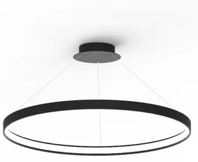 Lustra LED suspendata design modern circular CIRCLE 78, negru LA0721/1 - BK ZL