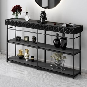 Consolă Zumrut - Anthracite, Black (152)