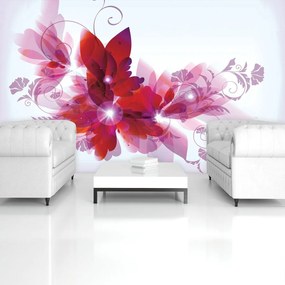 Fototapet - Arta din flori - abstact (152,5x104 cm)